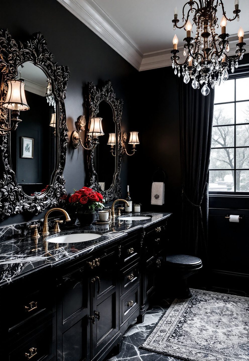 10 Black Bathroom Decor Ideas