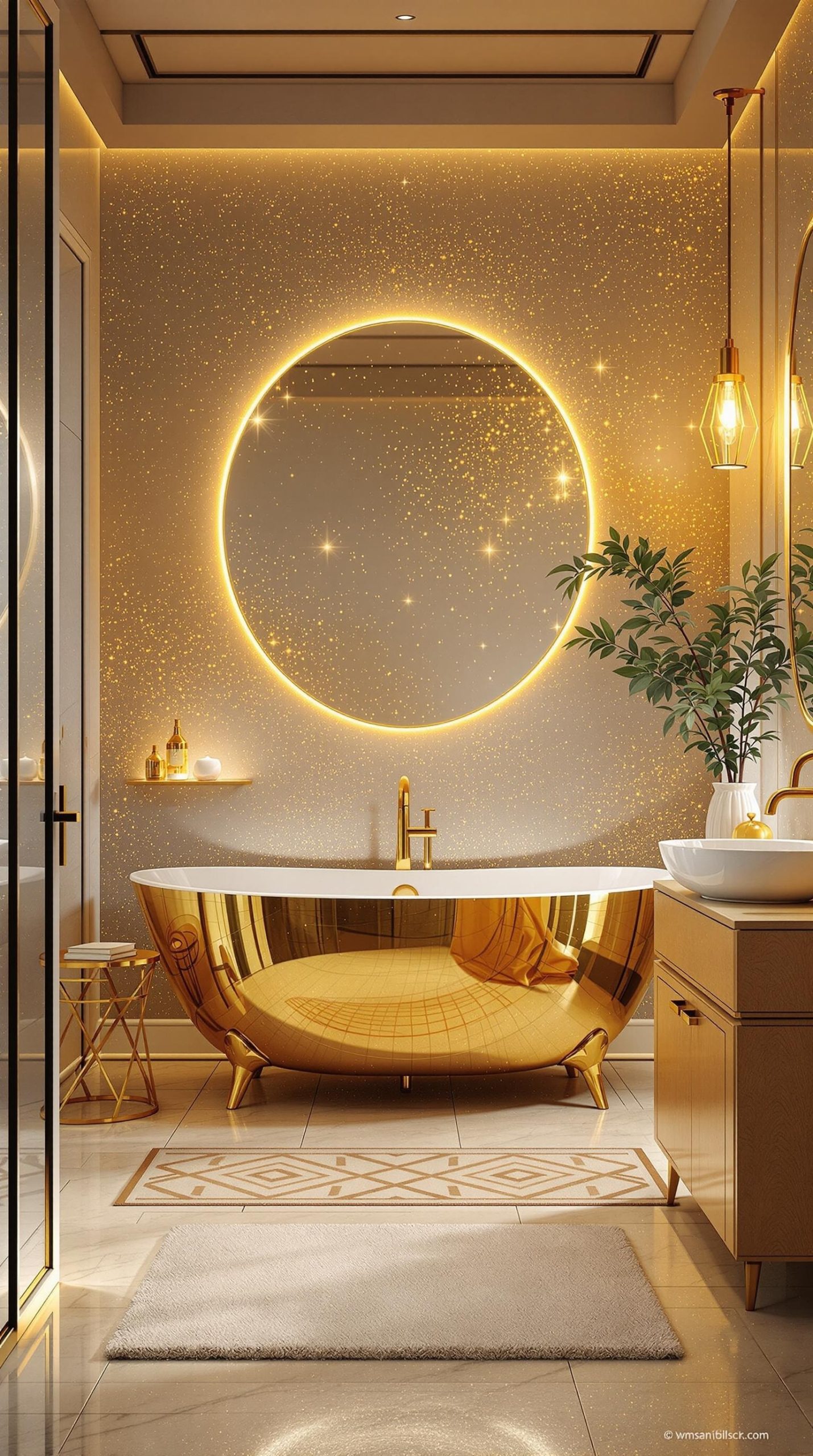 10 Gold Bathroom Decor Ideas