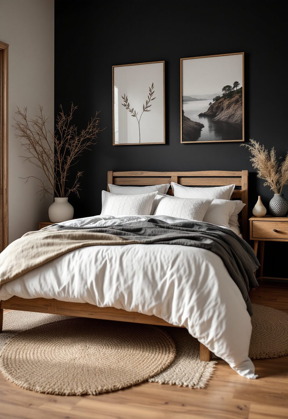 10 Black Boho Bedroom Ideas