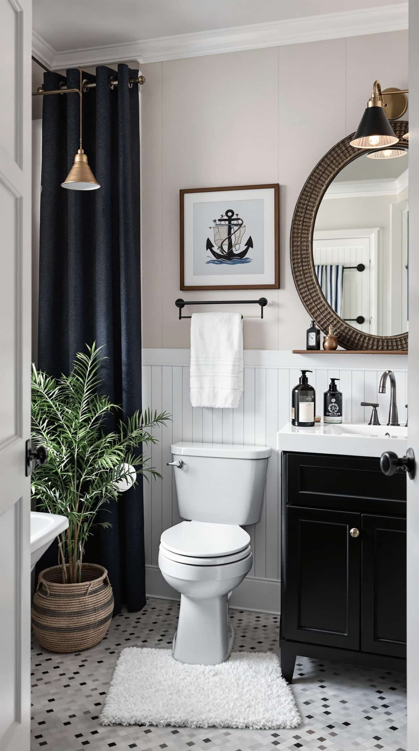 10 Black Bathroom Decor Ideas