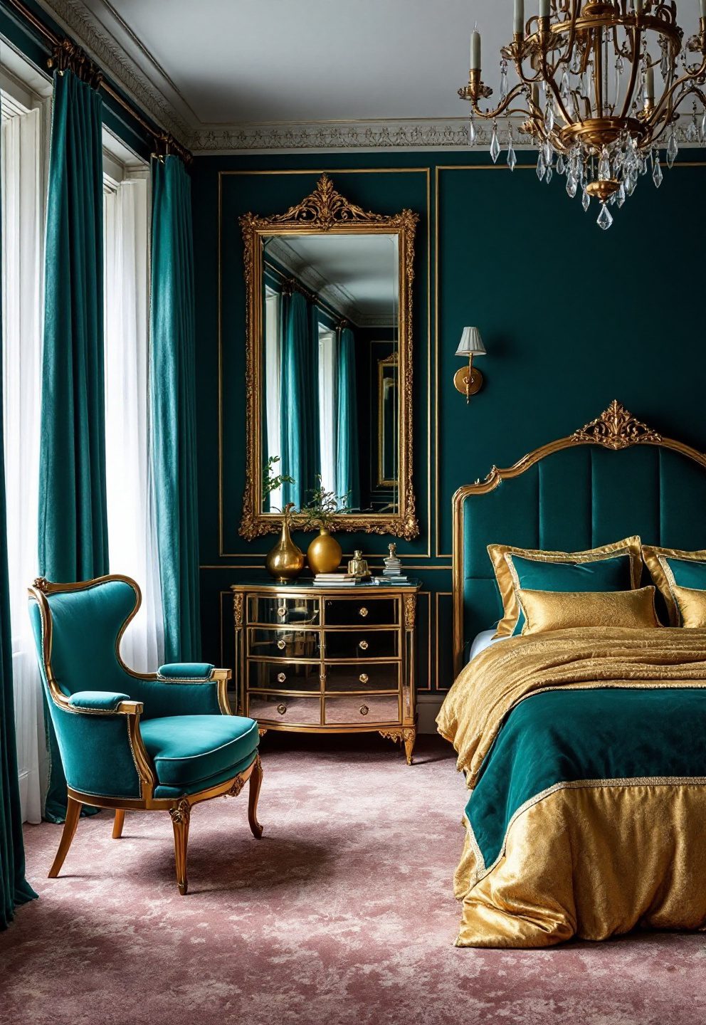 10 Dark Teal Bedroom Decor Ideas