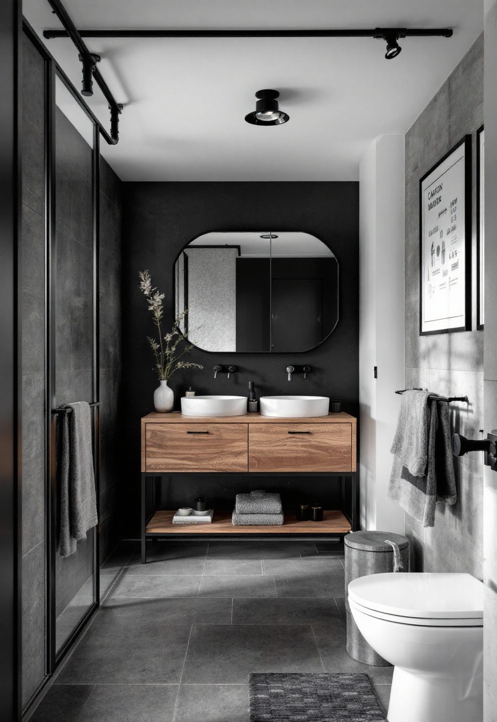 10 Black Bathroom Decor Ideas