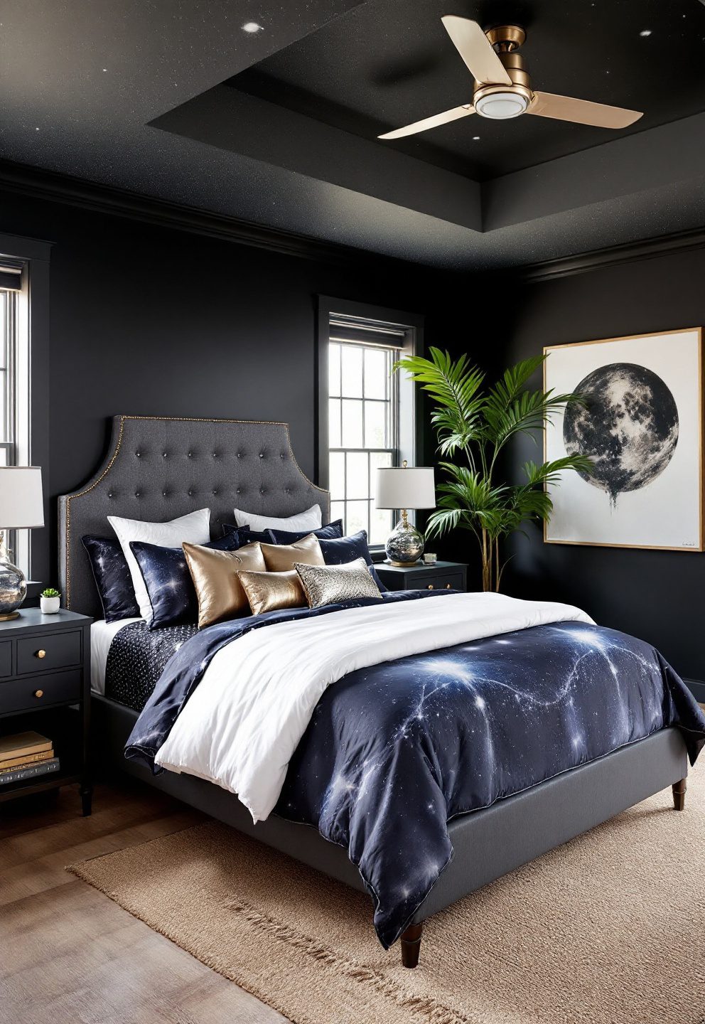 10 Black Boho Bedroom Ideas