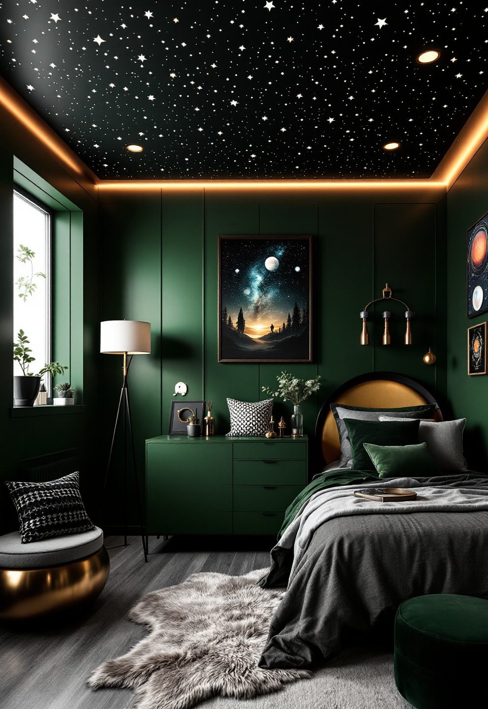 10 Dark Green Bedroom Decor Ideas