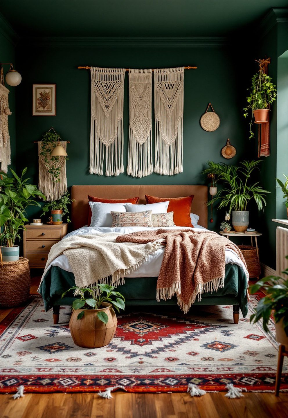 10 Dark Green Bedroom Decor Ideas