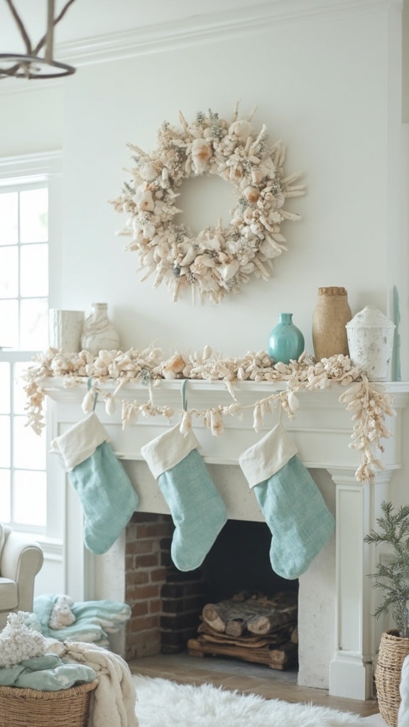 25 Fireplace Christmas Decorations