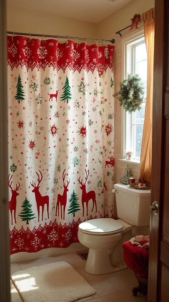 25 Christmas Bathroom Decor