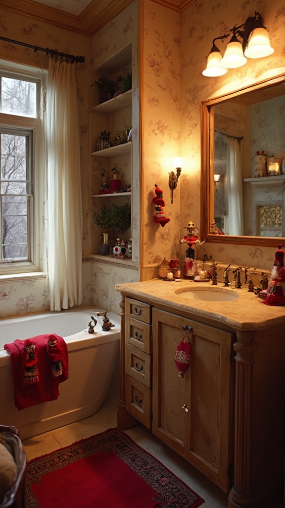 25 Christmas Bathroom Decor