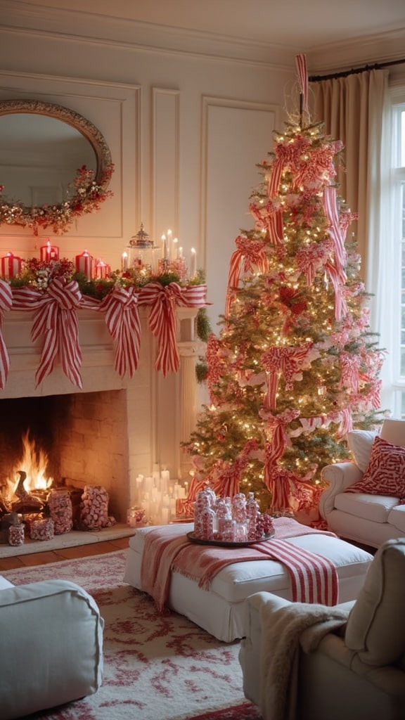 Playful Candy Cane Theme