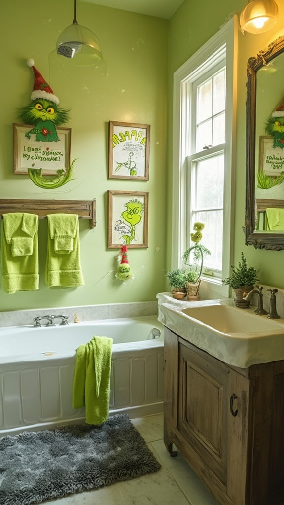 25 Christmas Bathroom Decor