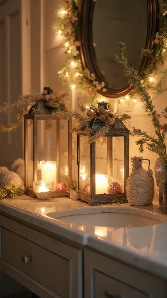 25 Christmas Bathroom Decor