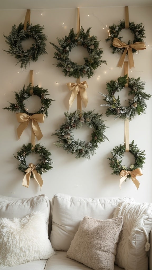 Mini Wreath Gallery Wall