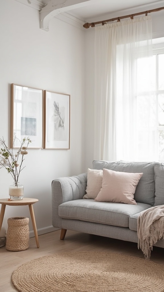 grey couch living room