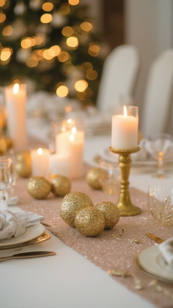 Gold Glam Holiday Decor