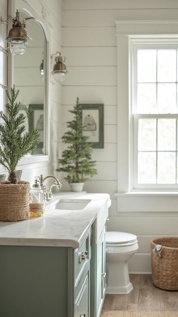 25 Christmas Bathroom Decor