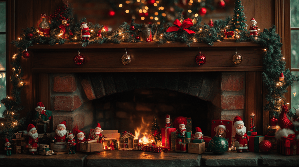 Fireplace Christmas Decorations