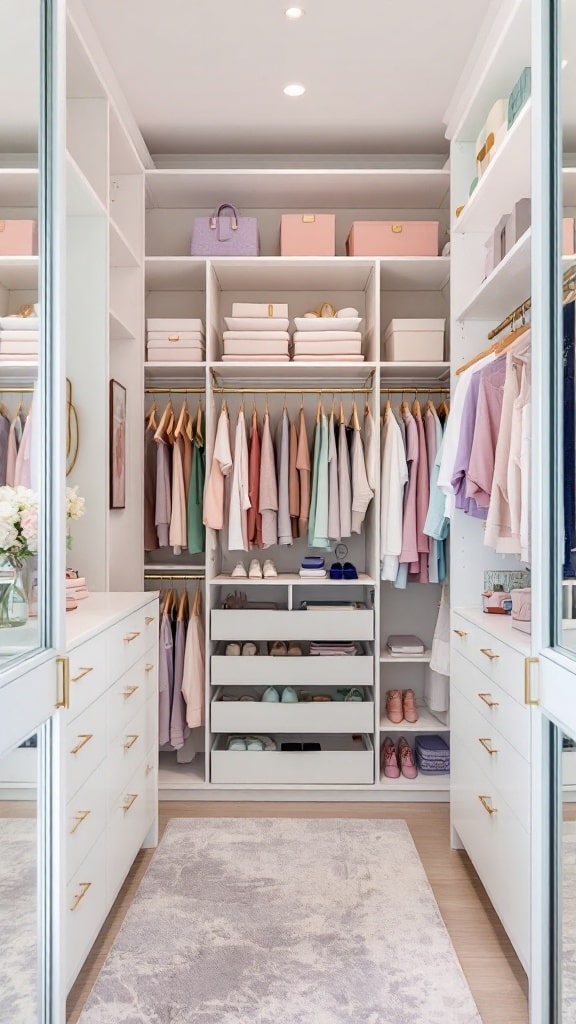 24 Walk-In Closet Ideas to Organize in Style