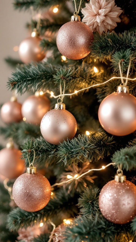 24 Rose Gold Christmas Decor Ideas for a Glamorous Holiday Look