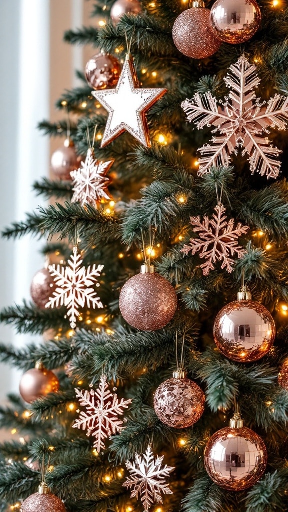 24 Rose Gold Christmas Decor Ideas for a Glamorous Holiday Look