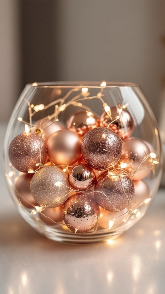 24 Rose Gold Christmas Decor Ideas for a Glamorous Holiday Look