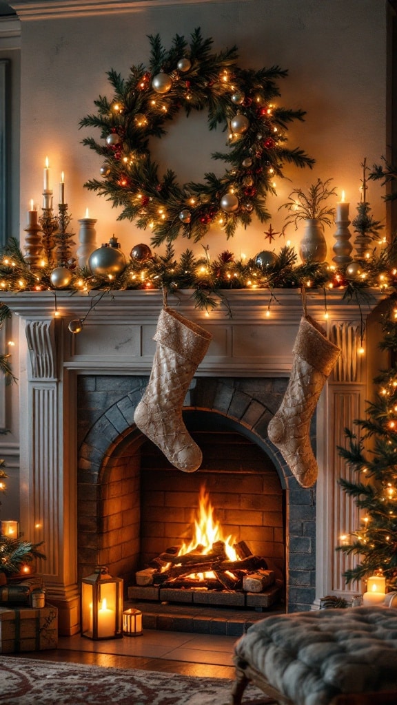 25 Christmas Mantel Decor Ideas to Elevate Your Holiday Home