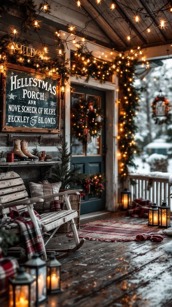 25 Christmas Porch Decor Ideas to Welcome the Holidays in Style