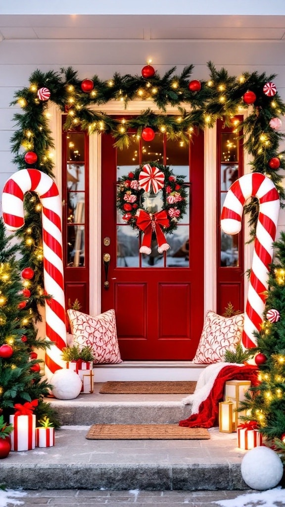 25 Christmas Porch Decor Ideas to Welcome the Holidays in Style