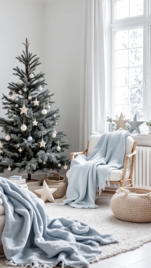 25 Blue Christmas Decor Ideas for a Cool and Elegant Holiday