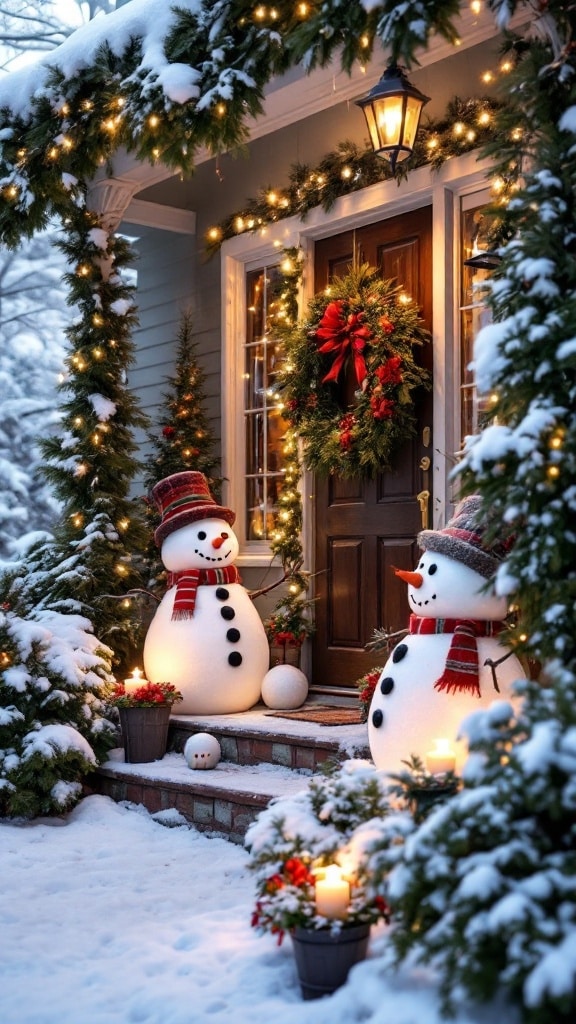 25 Christmas Porch Decor Ideas to Welcome the Holidays in Style