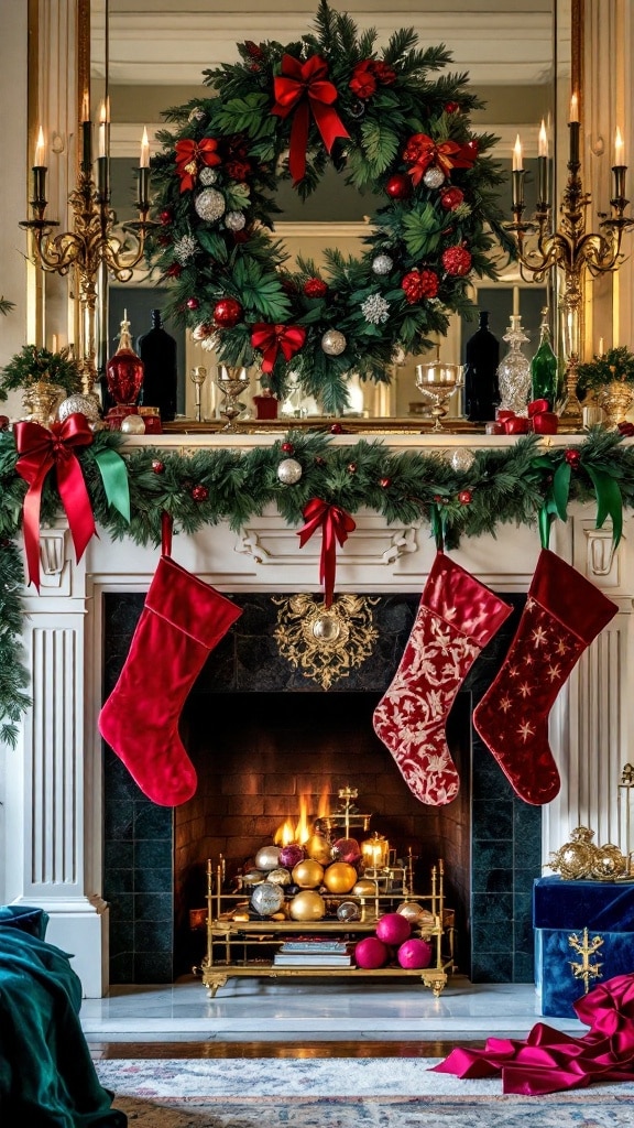 25 Christmas Mantel Decor Ideas to Elevate Your Holiday Home