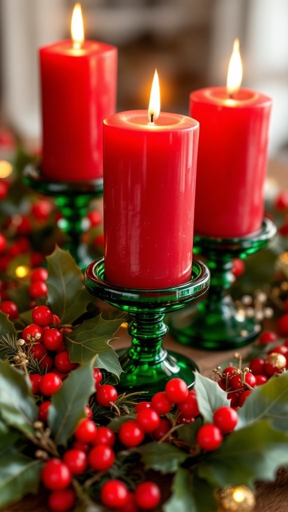 25 Christmas Candle Decor Ideas for a Warm and Festive Glow