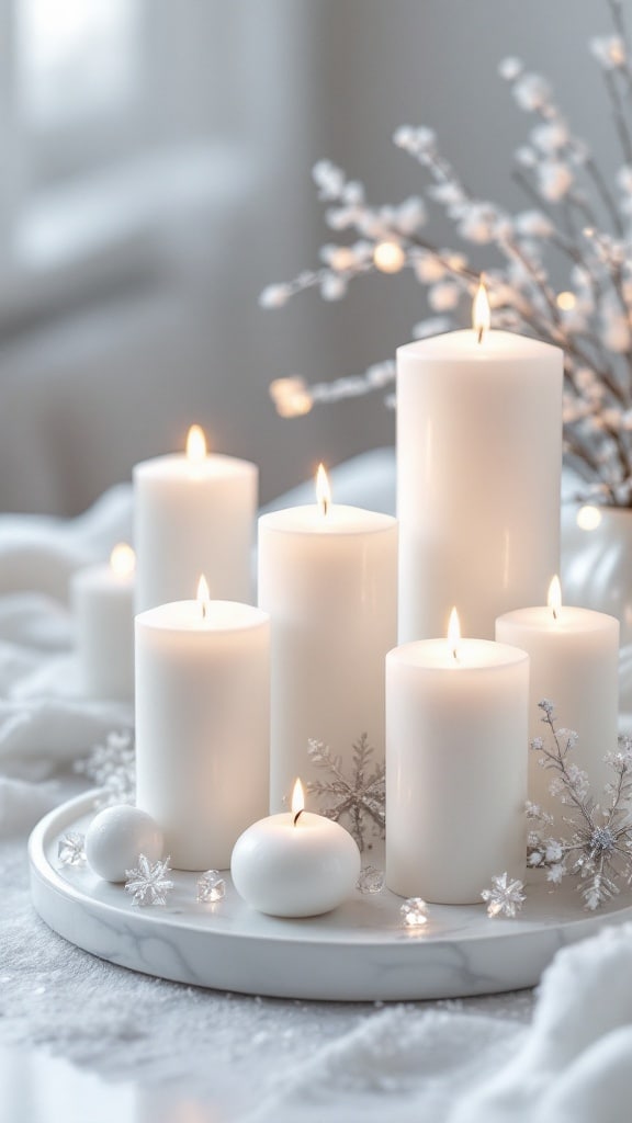 25 Christmas Candle Decor Ideas for a Warm and Festive Glow