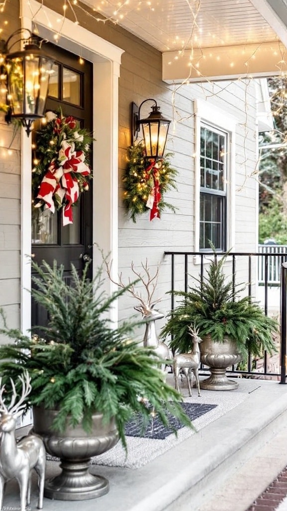 25 Christmas Porch Decor Ideas to Welcome the Holidays in Style