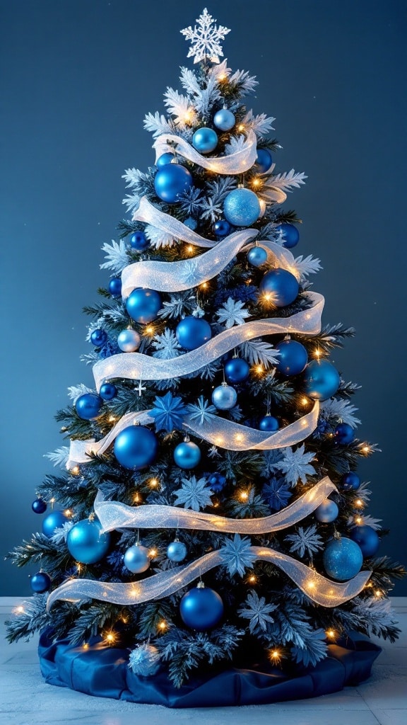 25 Blue Christmas Decor Ideas for a Cool and Elegant Holiday