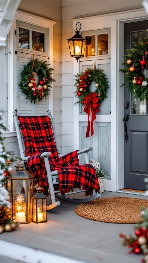 25 Christmas Porch Decor Ideas to Welcome the Holidays in Style