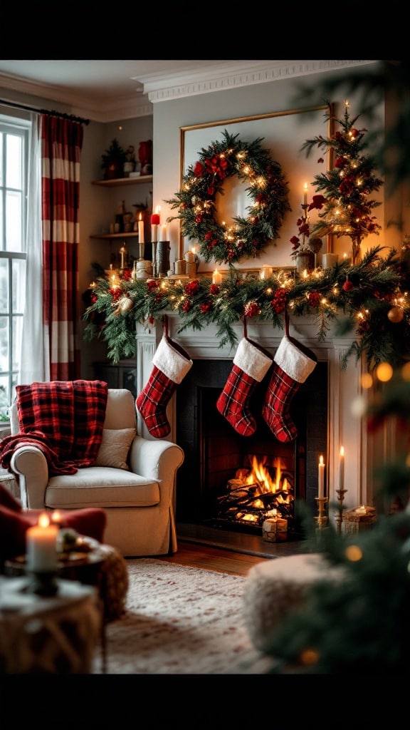 25 Christmas Decor Ideas for a Cozy and Festive Living Room