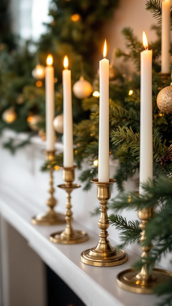 25 Christmas Candle Decor Ideas for a Warm and Festive Glow