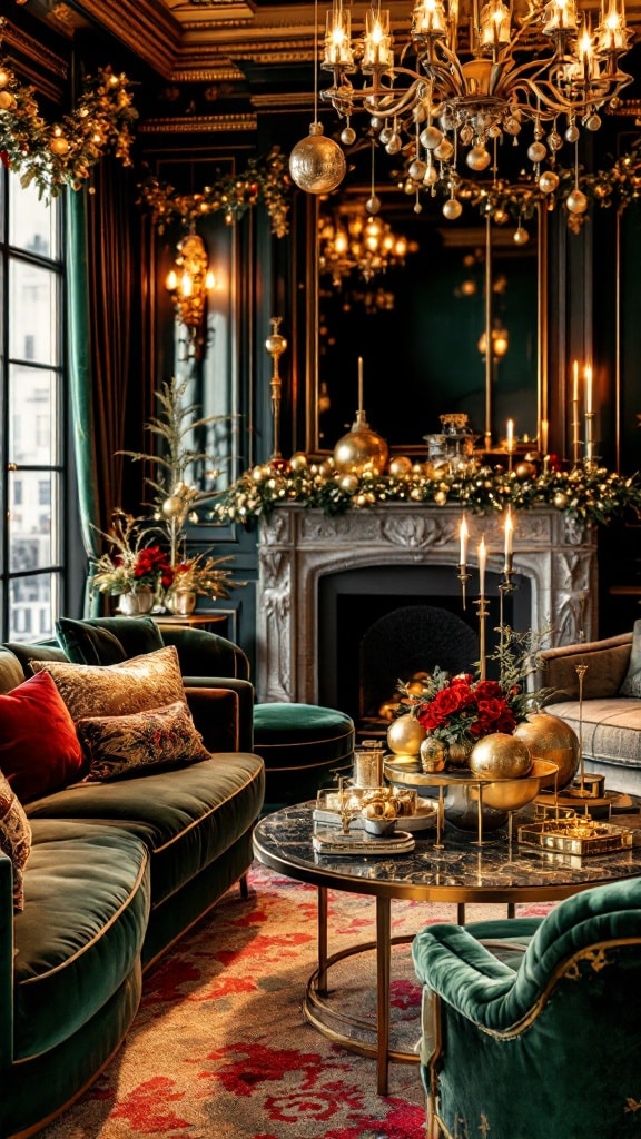 25 Christmas Decor Ideas for a Cozy and Festive Living Room