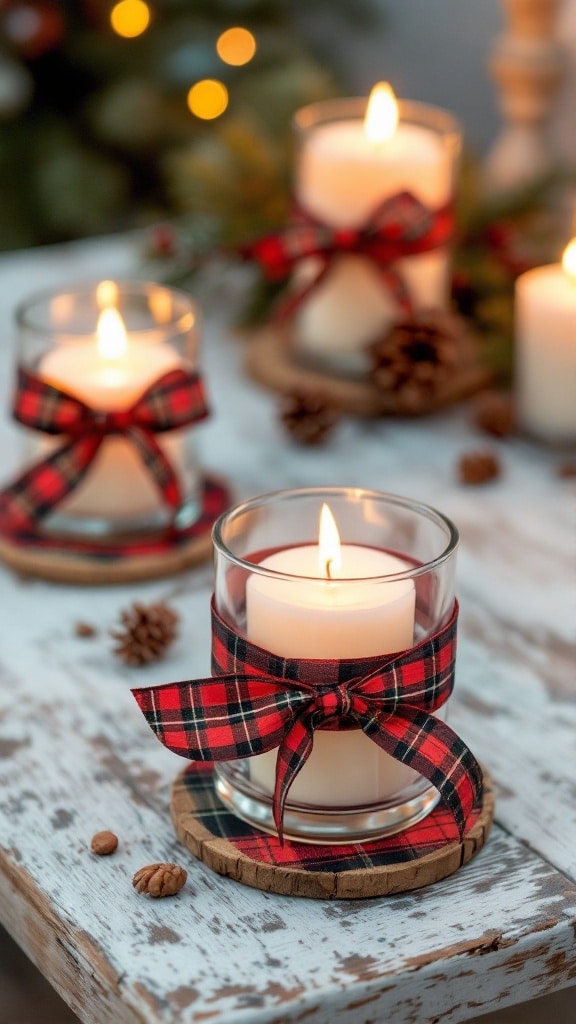 25 Christmas Candle Decor Ideas for a Warm and Festive Glow