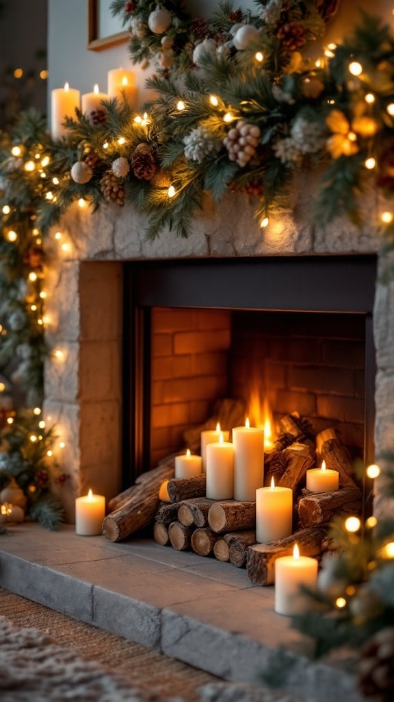 25 Christmas Candle Decor Ideas for a Warm and Festive Glow