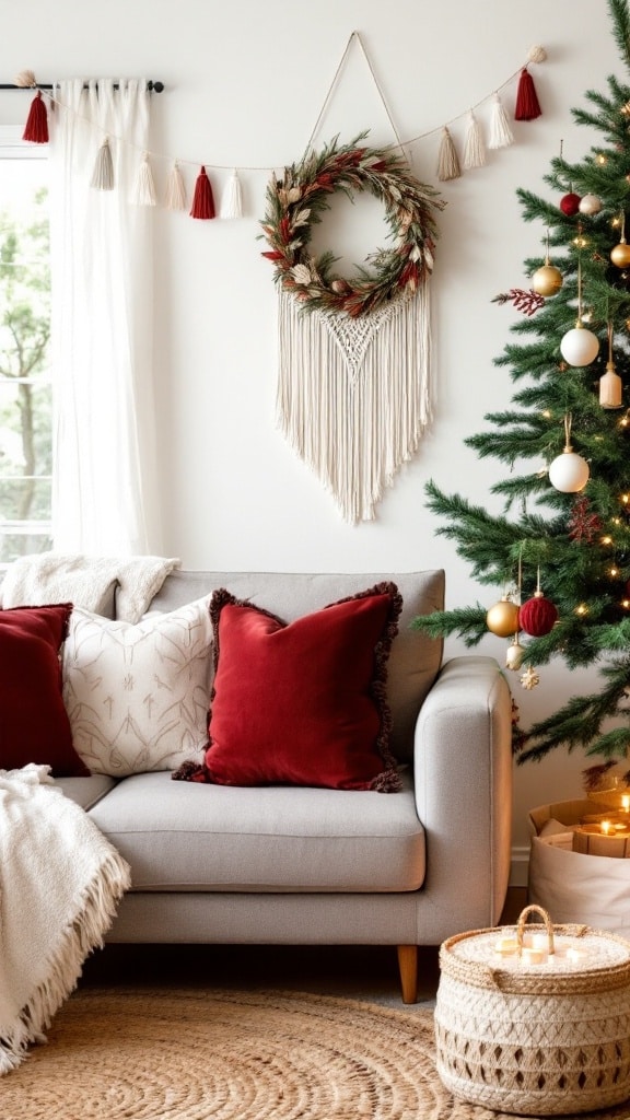 25 Christmas Decor Ideas for a Cozy and Festive Living Room