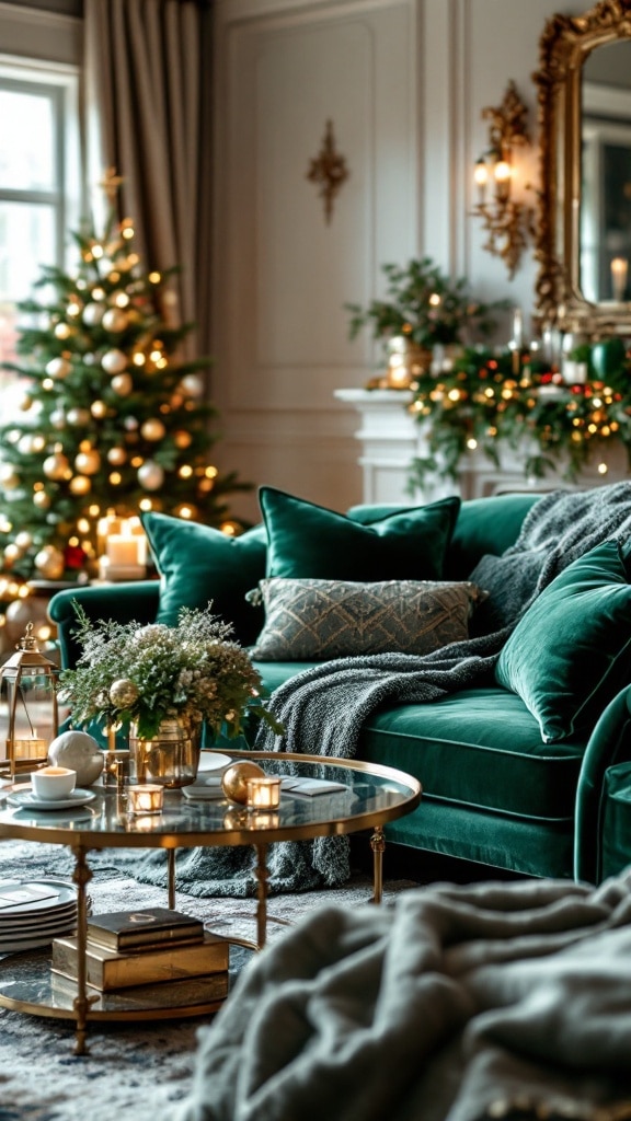 25 Christmas Decor Ideas for a Cozy and Festive Living Room