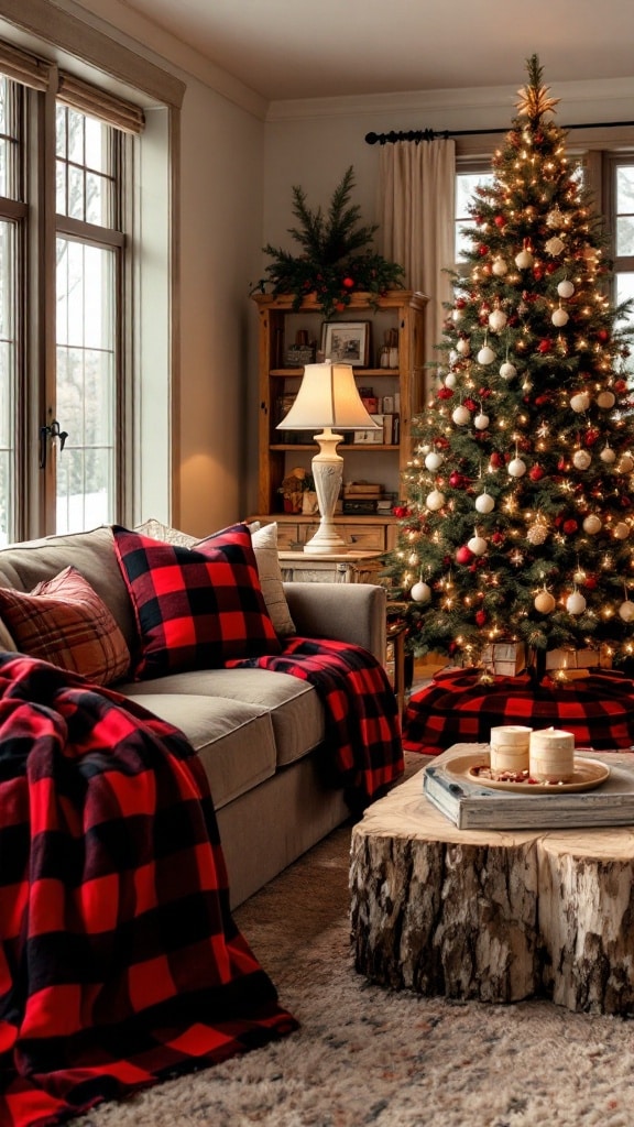 25 Christmas Decor Ideas for a Cozy and Festive Living Room