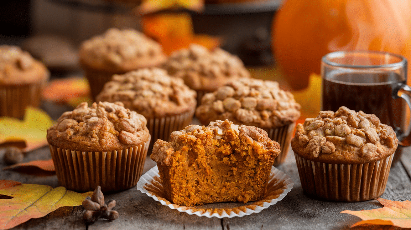 Delicious Pumpkin Streusel Muffins Recipe