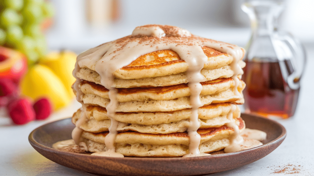 Decadent Cinnamon Roll Pancakes Recipe