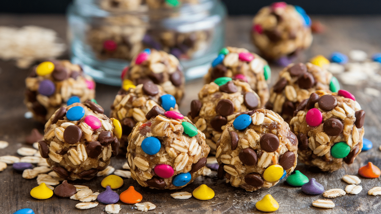 No-Bake Monster Cookie Energy Balls Recipe