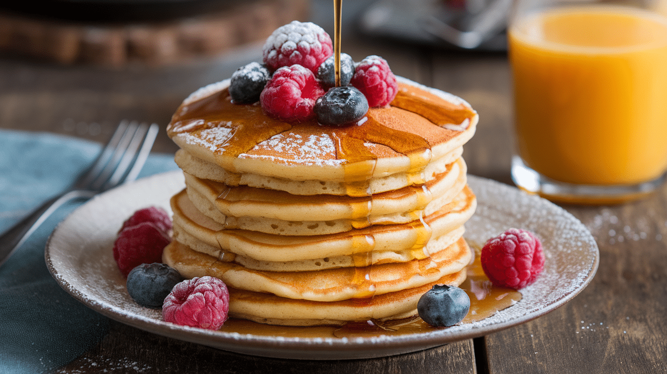 Fluffy Air Fryer Pancakes Recipe