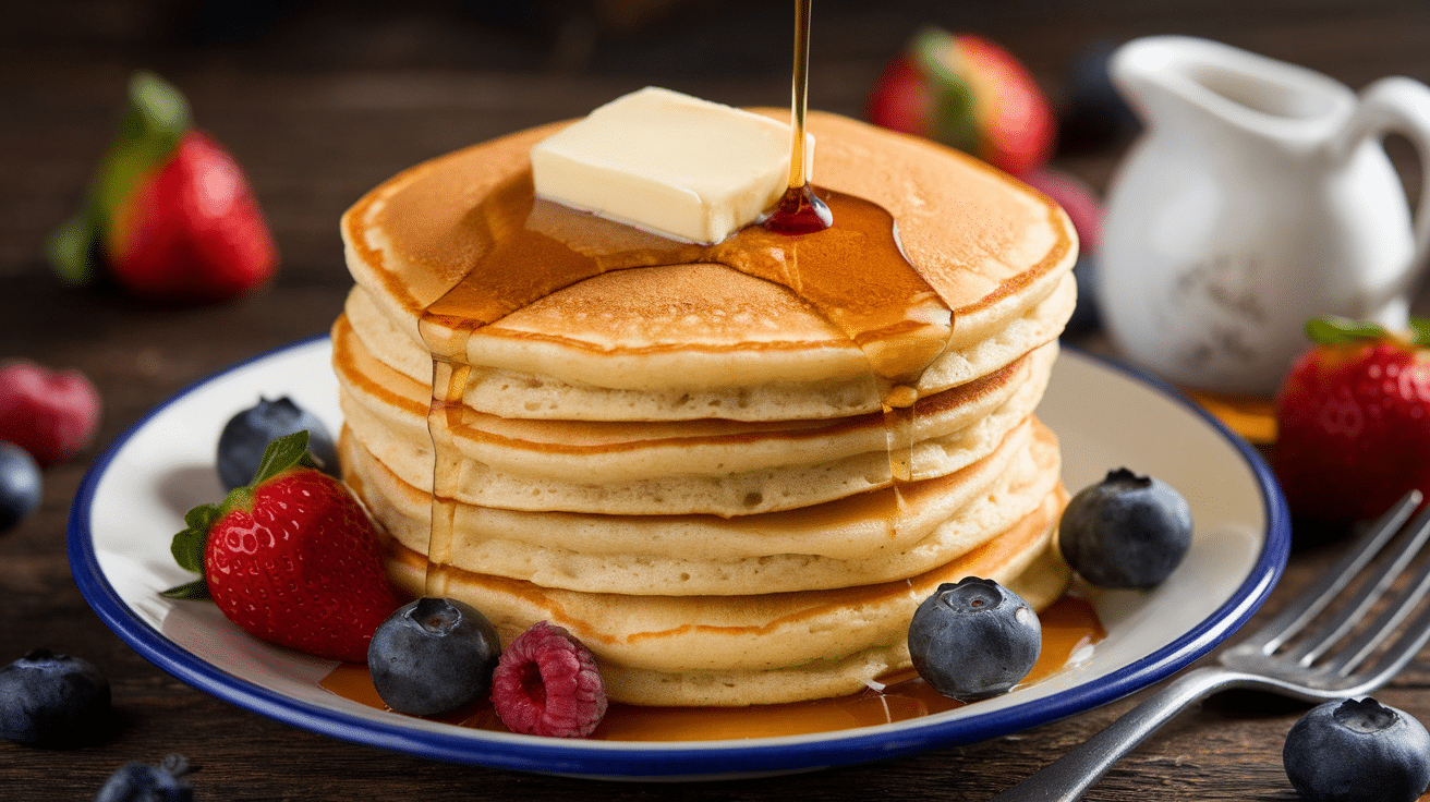 Fluffy Old Fashioned Pancakes Recipe