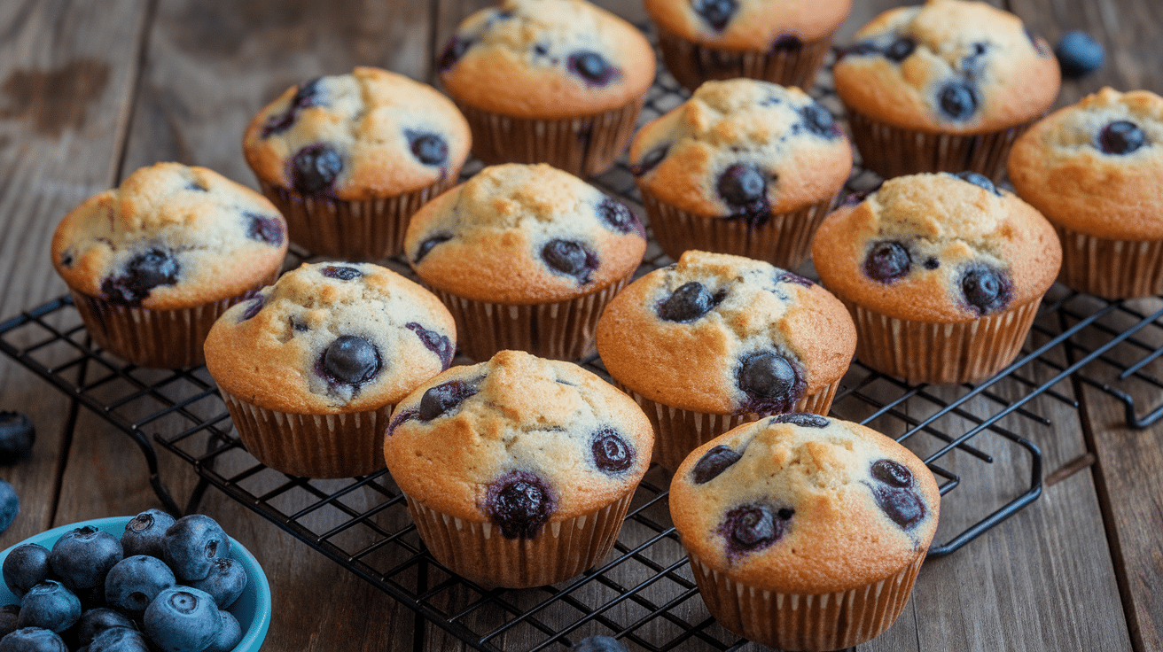 Fluffy Bisquick Blueberry Muffins Recipe