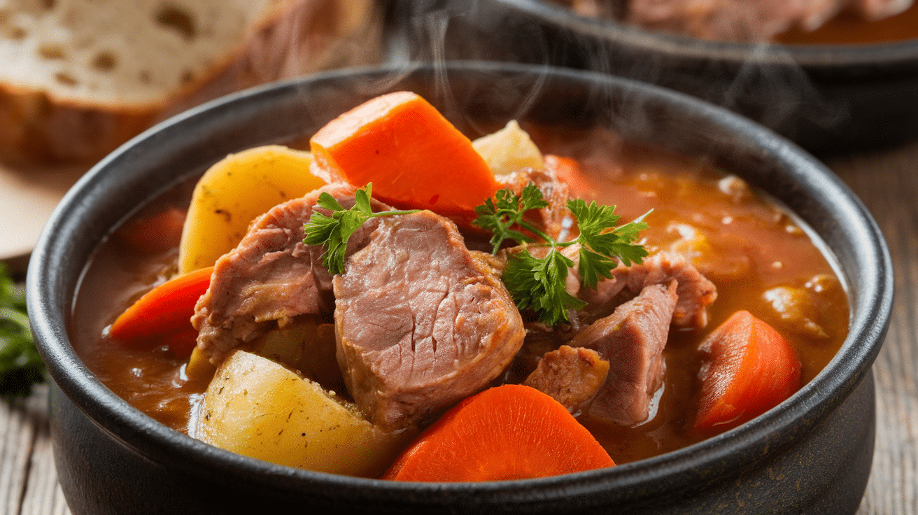 Savory Hearty Pork Stew Recipe